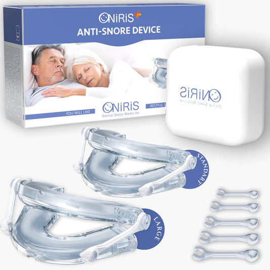 ONIRIS® Anti Snoring Mouthpiece Solution for Men & Women - FDA-Cleared (Fits All Mouth Sizes)