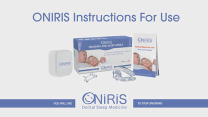 ONIRIS® Anti Snoring Mouthpiece Solution for Men & Women - FDA-Cleared (Fits All Mouth Sizes)